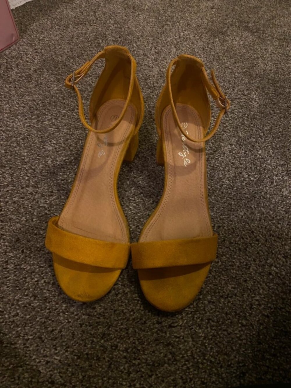 yellow heels